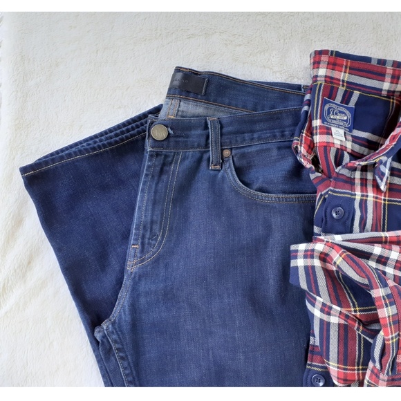 J Brand Other - J Brand Cole Relaxed Straight Dark Wash Jeans Sold Out Nordstrom NWT 32